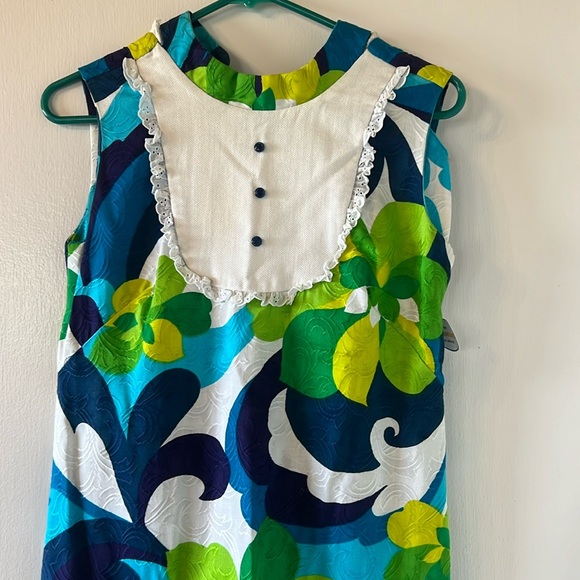 1960s vintage Hawaiian muumuu dress - Picture 1 of 6